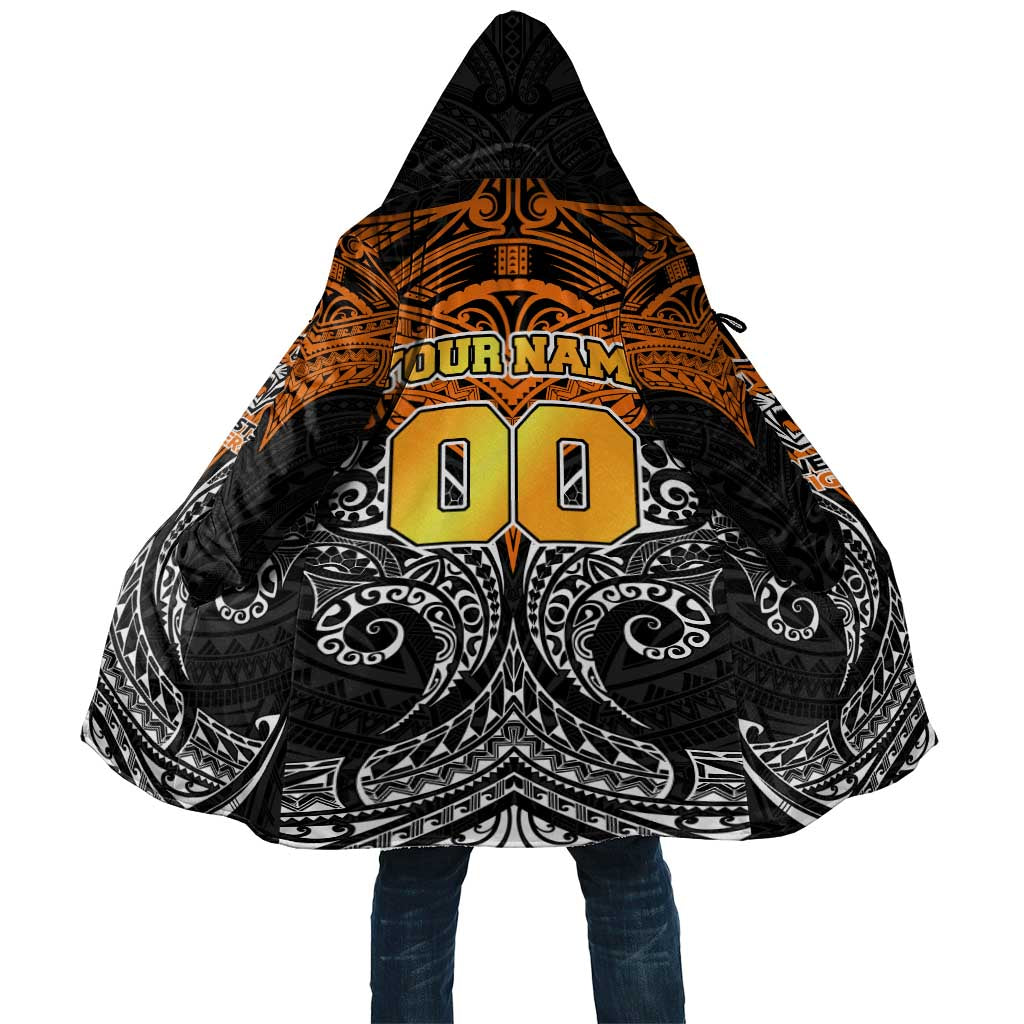 Personalized Wests Tigers Cloak Polynesian Tribal Pattern Style