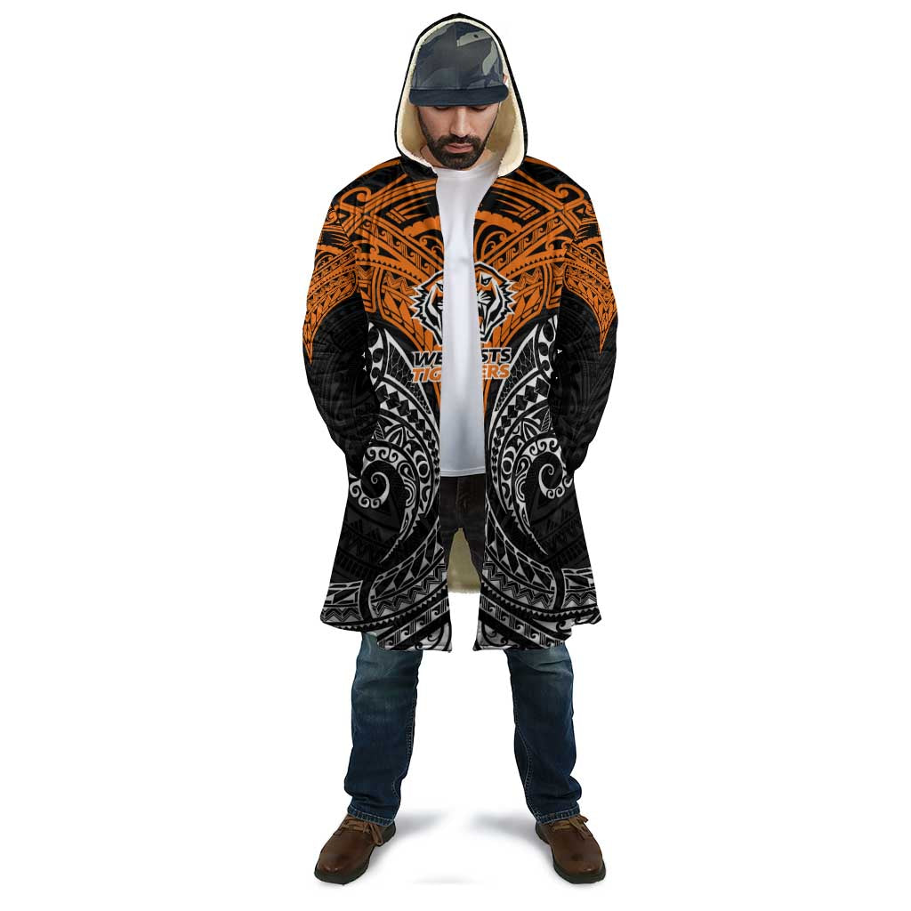 Personalized Wests Tigers Cloak Polynesian Tribal Pattern Style