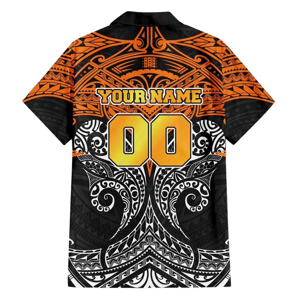 Personalized Wests Tigers Family Matching Tank Maxi Dress and Hawaiian Shirt Polynesian Tribal Pattern Style