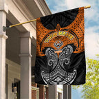 Personalized Wests Tigers Garden Flag Polynesian Tribal Pattern Style