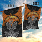 Personalized Wests Tigers Garden Flag Polynesian Tribal Pattern Style
