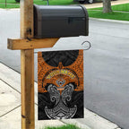 Personalized Wests Tigers Garden Flag Polynesian Tribal Pattern Style