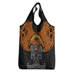 Personalized Wests Tigers Grocery Bag Polynesian Tribal Pattern Style