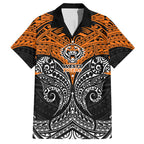 Personalized Wests Tigers Hawaiian Shirt Polynesian Tribal Pattern Style