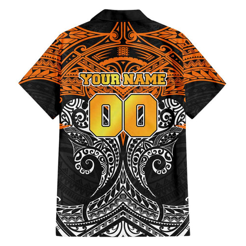 Personalized Wests Tigers Hawaiian Shirt Polynesian Tribal Pattern Style