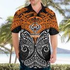 Personalized Wests Tigers Hawaiian Shirt Polynesian Tribal Pattern Style