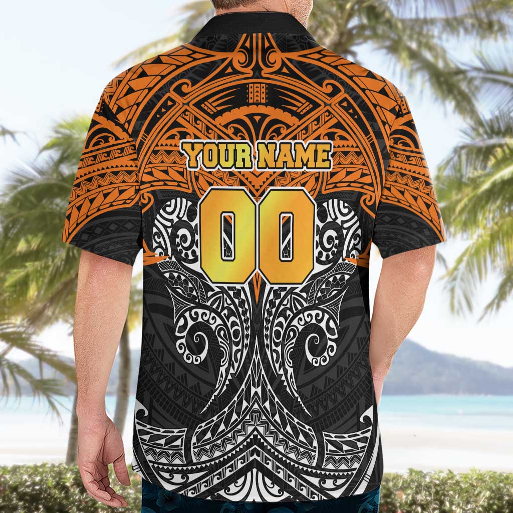 Personalized Wests Tigers Hawaiian Shirt Polynesian Tribal Pattern Style