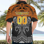 Personalized Wests Tigers Hawaiian Shirt Polynesian Tribal Pattern Style