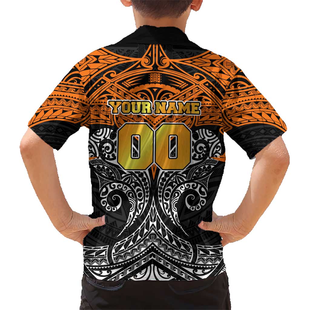Personalized Wests Tigers Hawaiian Shirt Polynesian Tribal Pattern Style