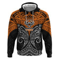Personalized Wests Tigers Hoodie Polynesian Tribal Pattern Style