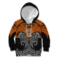 Personalized Wests Tigers Kid Hoodie Polynesian Tribal Pattern Style