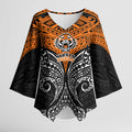 Personalized Wests Tigers Kimono Sleeve Blouse Polynesian Tribal Pattern Style