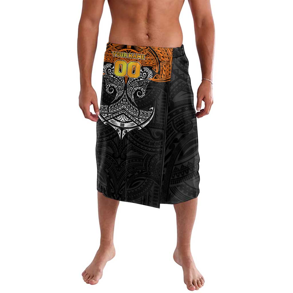 Personalized Wests Tigers Lavalava Polynesian Tribal Pattern Style