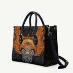 Personalized Wests Tigers Leather Bag Polynesian Tribal Pattern Style