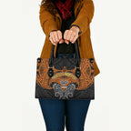 Personalized Wests Tigers Leather Bag Polynesian Tribal Pattern Style