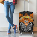 Personalized Wests Tigers Luggage Cover Polynesian Tribal Pattern Style