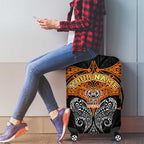 Personalized Wests Tigers Luggage Cover Polynesian Tribal Pattern Style