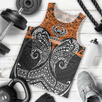 Personalized Wests Tigers Men Tank Top Polynesian Tribal Pattern Style