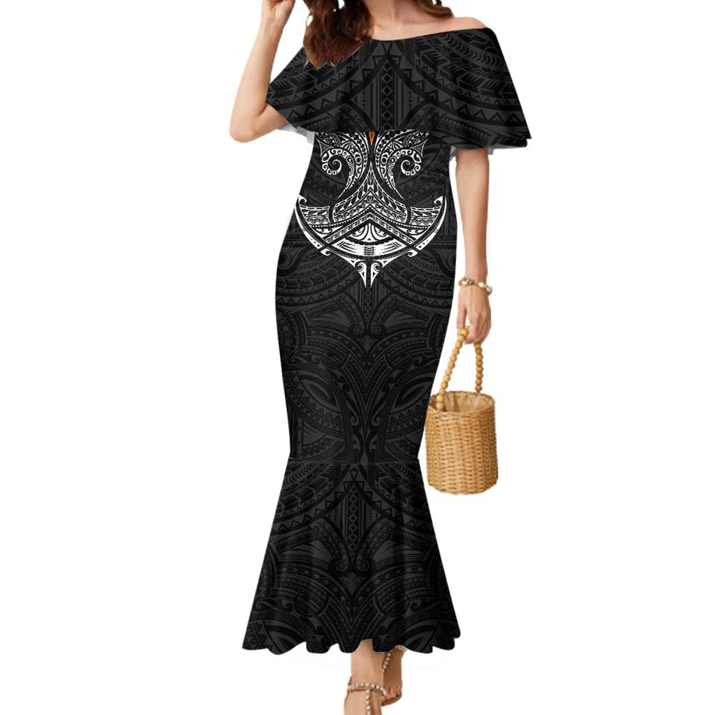 Personalized Wests Tigers Mermaid Dress Polynesian Tribal Pattern Style