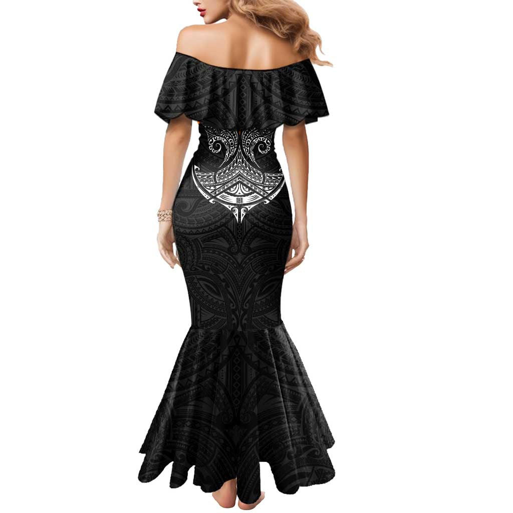 Personalized Wests Tigers Mermaid Dress Polynesian Tribal Pattern Style