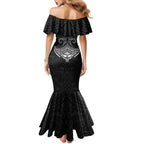 Personalized Wests Tigers Mermaid Dress Polynesian Tribal Pattern Style