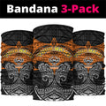 Personalized Wests Tigers Neck Gaiter Polynesian Tribal Pattern Style