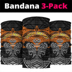 Personalized Wests Tigers Neck Gaiter Polynesian Tribal Pattern Style