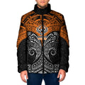 Personalized Wests Tigers Padded Jacket Polynesian Tribal Pattern Style