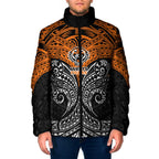Personalized Wests Tigers Padded Jacket Polynesian Tribal Pattern Style