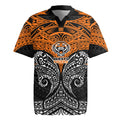 Personalized Wests Tigers Rugby Jersey Polynesian Tribal Pattern Style