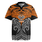 Personalized Wests Tigers Rugby Jersey Polynesian Tribal Pattern Style