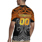 Personalized Wests Tigers Rugby Jersey Polynesian Tribal Pattern Style