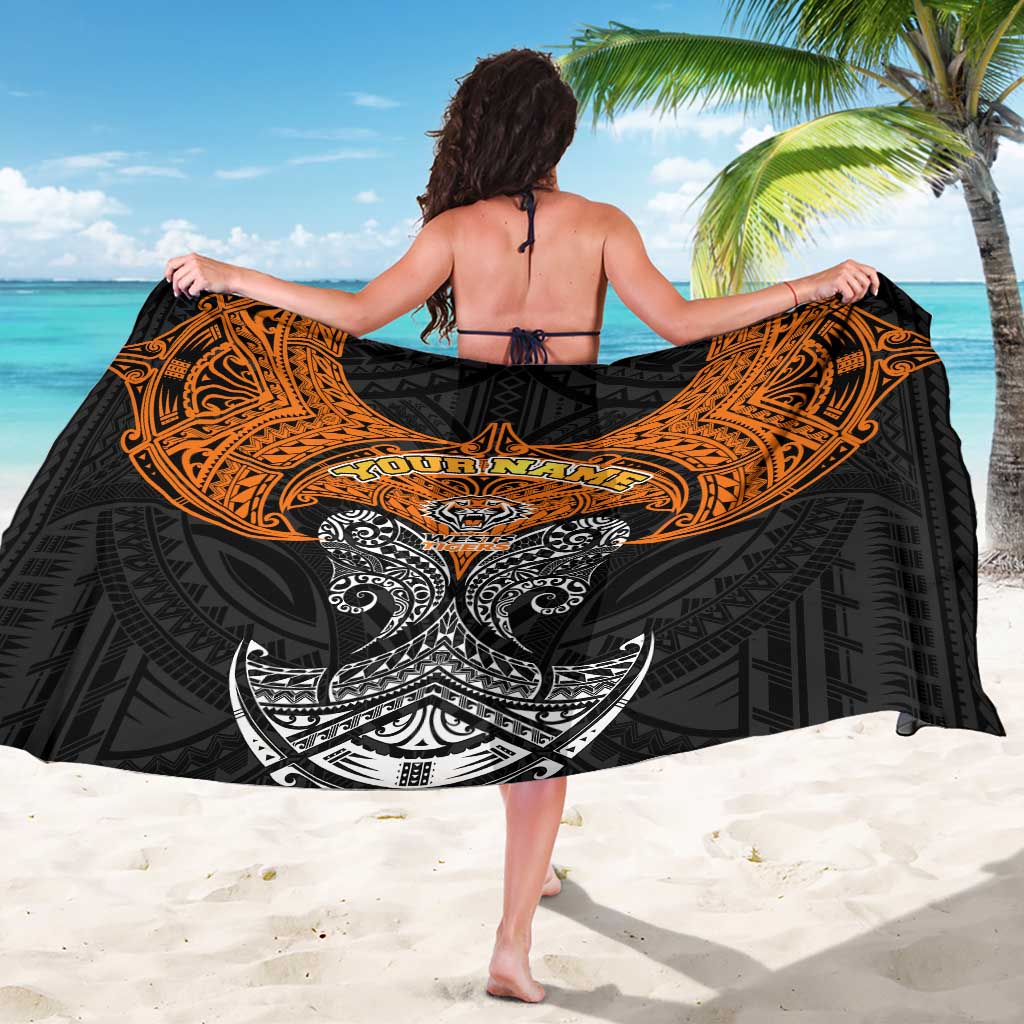 Personalized Wests Tigers Sarong Polynesian Tribal Pattern Style