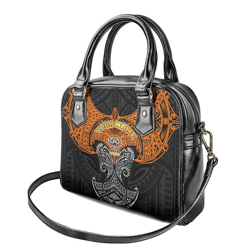 Personalized Wests Tigers Shoulder Handbag Polynesian Tribal Pattern Style