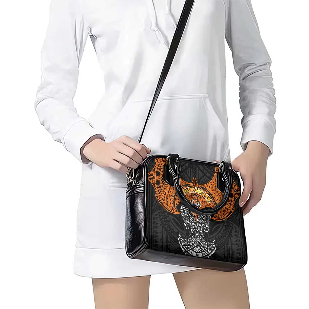 Personalized Wests Tigers Shoulder Handbag Polynesian Tribal Pattern Style