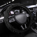 Wests Tigers Steering Wheel Cover Polynesian Tribal Pattern Style