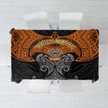Personalized Wests Tigers Tablecloth Polynesian Tribal Pattern Style