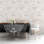 Personalized Wests Tigers Tablecloth Polynesian Tribal Pattern Style