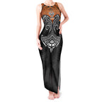 Personalized Wests Tigers Tank Maxi Dress Polynesian Tribal Pattern Style