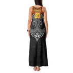Personalized Wests Tigers Tank Maxi Dress Polynesian Tribal Pattern Style