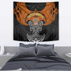 Personalized Wests Tigers Tapestry Polynesian Tribal Pattern Style