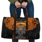 Personalized Wests Tigers Travel Bag Polynesian Tribal Pattern Style