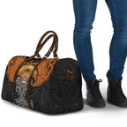 Personalized Wests Tigers Travel Bag Polynesian Tribal Pattern Style