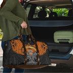 Personalized Wests Tigers Travel Bag Polynesian Tribal Pattern Style