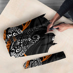 Personalized Wests Tigers Umbrella Polynesian Tribal Pattern Style