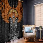 Personalized Wests Tigers Window Curtain Polynesian Tribal Pattern Style