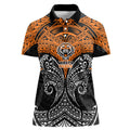 Personalized Wests Tigers Women Polo Shirt Polynesian Tribal Pattern Style