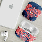 Personalized Sydney Roosters AirPods Case Polynesian Tribal Pattern Style