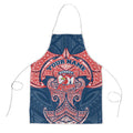 Personalized Sydney Roosters Apron Polynesian Tribal Pattern Style