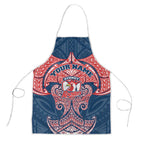 Personalized Sydney Roosters Apron Polynesian Tribal Pattern Style